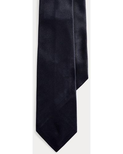Ralph Lauren Purple Label Krawatte aus Seidensatin - Blau