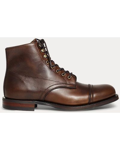 RRL Leather Boot - Black