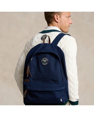 Polo Ralph Lauren Wimbledon Canvas Backpack - Blue