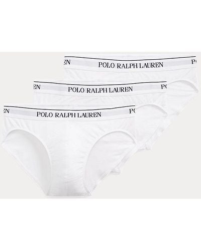 Polo Ralph Lauren 3-pack Slips Met Lage Taille - Wit