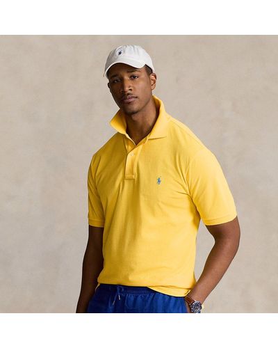 Polo Ralph Lauren Ralph Lauren The Iconic Mesh Polo Shirt - Yellow