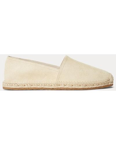RRL Roughout Suede Espadrille - Natural