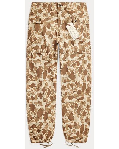 RRL Limited-edition Camo Twill Cargo Trouser - Natural