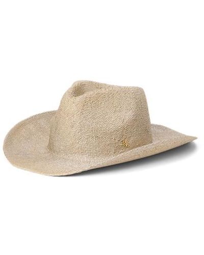 Lauren by Ralph Lauren Straw Cowboy Hat - Natural