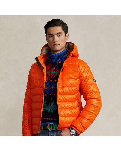 RLX Ralph Lauren Ralph Lauren Water-repellent Hybrid Down Jacket - Orange