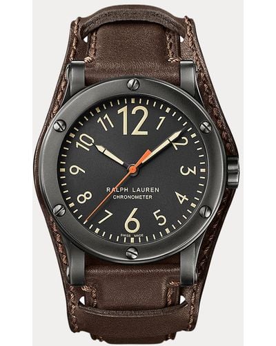 Ralph Lauren 45 Mm Safari Chronometer - Metallic