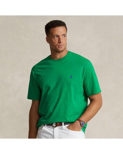 Ralph Lauren Tallas Grandes - Camiseta de punto con cuello redondo - Verde
