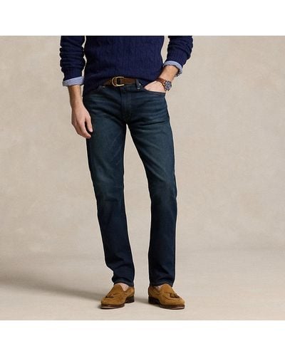 Polo Ralph Lauren Parkside Active Toelopende Stretch Jeans - Blauw