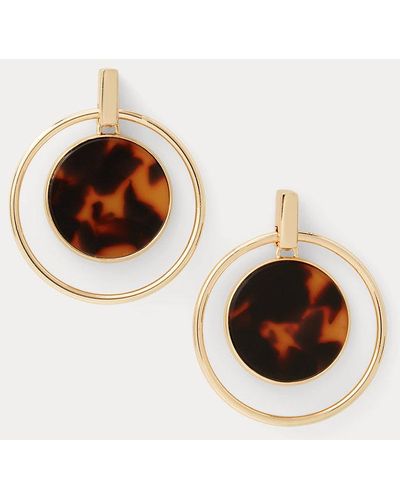 Lauren by Ralph Lauren Gold-tone & Tortoiseshell Earrings - Metallic