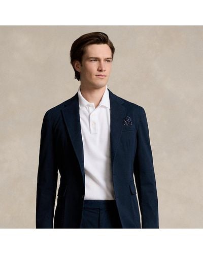Polo Ralph Lauren Polo Unconstructed Chino Suit Jacket - Blue