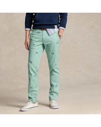 Ralph Lauren Stretch Straight Fit Chino Pant - Blue