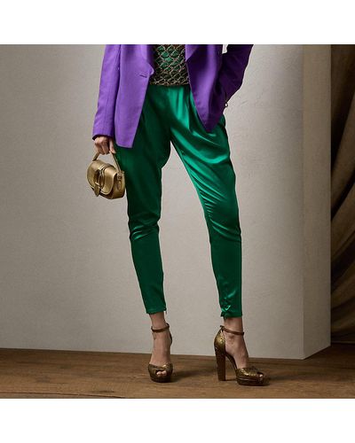 Ralph Lauren Collection Pantalón de montar Malti elástico - Verde