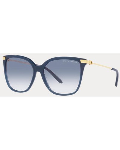 Ralph Lauren Sonnenbrille Kate mit Steigbügel - Blau