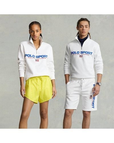 Polo Ralph Lauren Fleece Polo Sport Sweatshirt - Wit