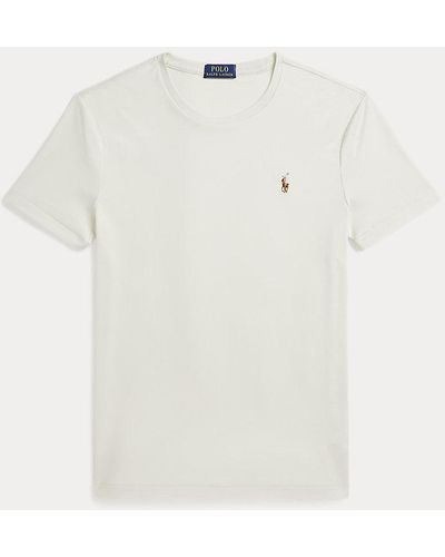 Polo Ralph Lauren Weiches Custom-Slim-Fit T-Shirt - Weiß