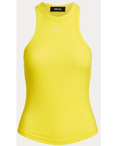 Ralph Lauren Camiseta con espalda de nadadora - Amarillo