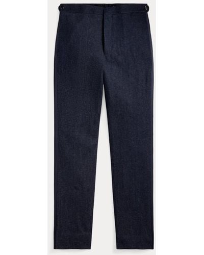 RRL Ralph Lauren - Pantalón de esmoquin Slim Fit índigo - Azul