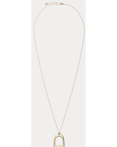 Ralph Lauren Halskette aus Roségold - Weiß