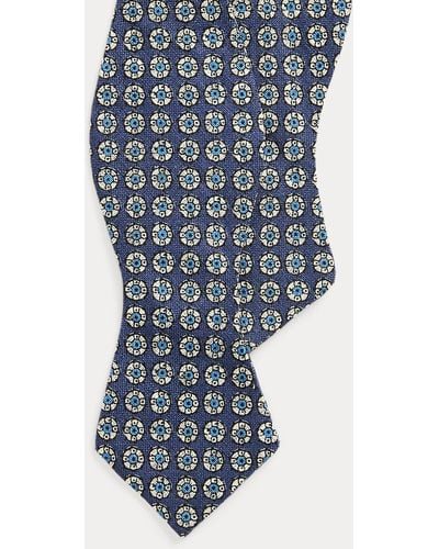 Polo Ralph Lauren Neat Linen Bow Tie - Blue