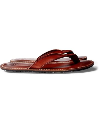 Ralph Lauren Leather Flip-flop Sandal - Multicolor