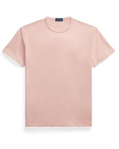 Polo Ralph Lauren Classic Fit Jersey Crewneck T-shirt - Pink