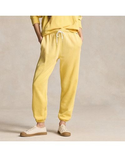 Polo Ralph Lauren Pantalón deportivo de felpa ligera - Amarillo