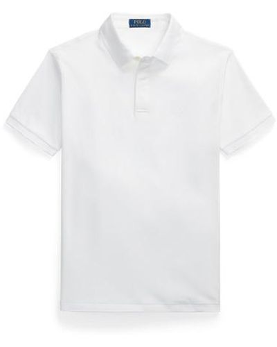 Polo Ralph Lauren Custom Slim Fit Soft Cotton Polo Shirt - White