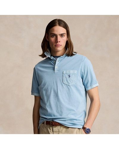 Polo Ralph Lauren Classic Fit Garment-dyed Polo Shirt - Blue