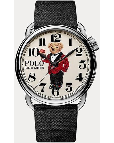 Polo Ralph Lauren Lunar New Year Polo Bear 38 Mm Watch - Black