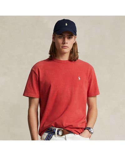 Polo Ralph Lauren Classic Fit Jersey Crewneck T-shirt - Red