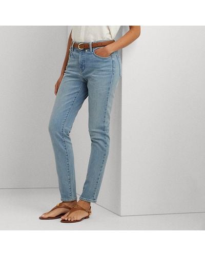 Lauren by Ralph Lauren Jeans skinny alla caviglia - Blu