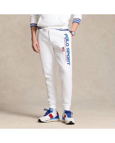 Ralph Lauren Polo Sport Fleece Sweatpants - White