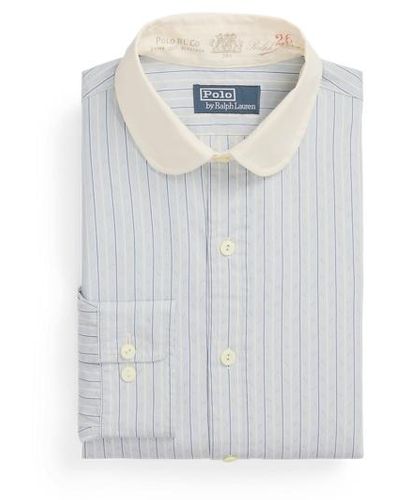Polo Ralph Lauren Classic Fit Striped Shirt - White