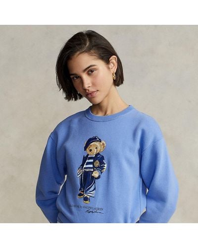 Ralph Lauren Beret Polo Bear Sweatshirt - Blue