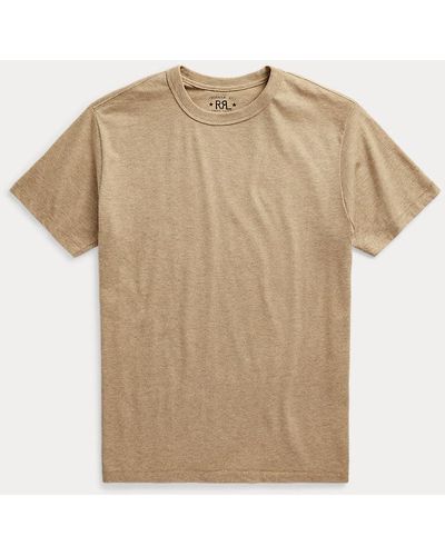 RRL Garment-dyed Crewneck T-shirt - Natural