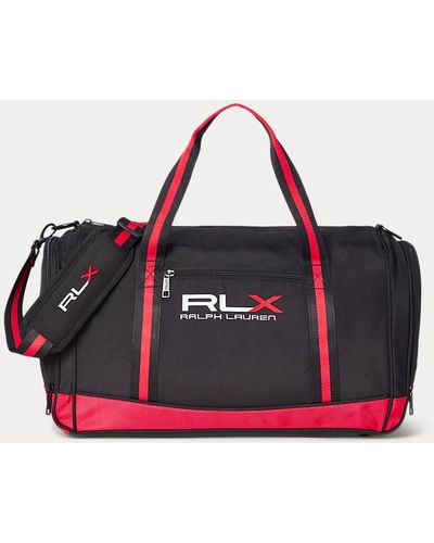 Ralph Lauren Golf-Reisetasche mit Logo - Rot