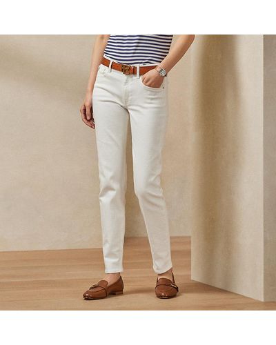 Ralph Lauren Collection 400 Matchstick Jeans - White