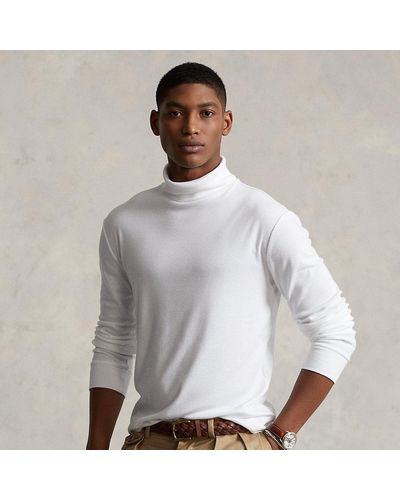 Col Roulé En Coton Lauren Gris Taille S - Occasion Très Bon état, Style Classique Intemporel