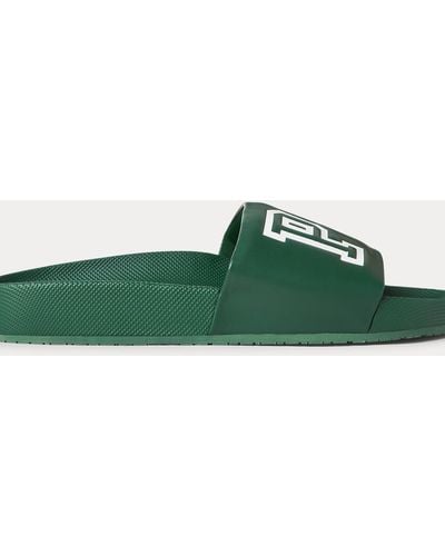Polo Ralph Lauren Cayson Polo Slide Sandal - Green