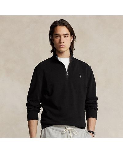 Polo Ralph Lauren Jersey Half-zip Pullover - Black
