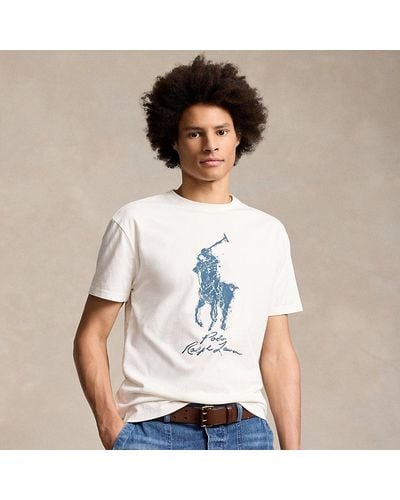 Ralph Lauren Classic Fit Big Pony Jersey T-shirt - White
