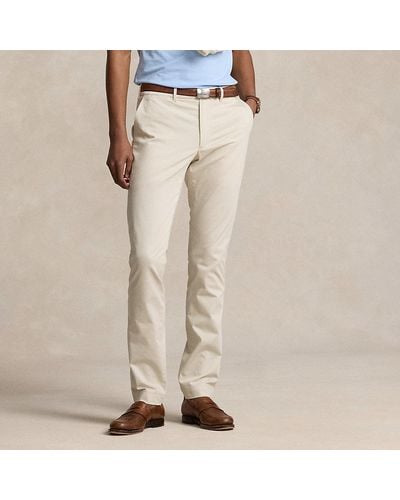 Polo Ralph Lauren Pantaloni chino tecnici stretch Slim-Fit - Neutro