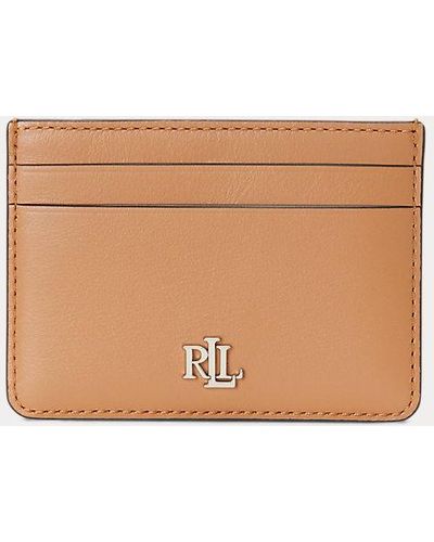 Lauren by Ralph Lauren Leather Card Case - Brown
