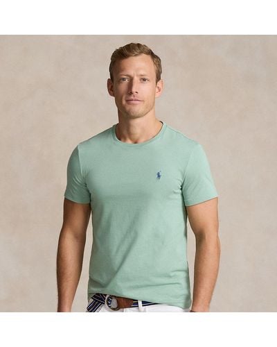 Polo Ralph Lauren Custom Slim Fit Jersey Crewneck T-shirt - Green