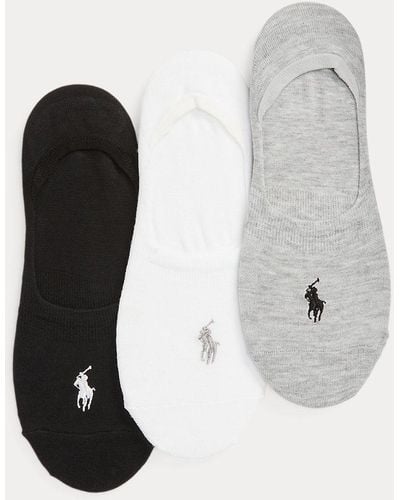 Polo Ralph Lauren 3 paires de chaussettes basses - Noir