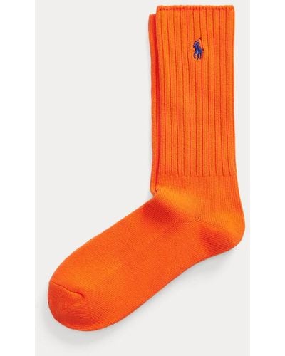 Polo Ralph Lauren Crew-sokken Van Katoenmix - Oranje