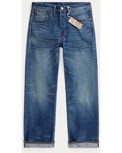 RRL Grandfalls Vintage Jeans Met Vijf Zakken - Blauw