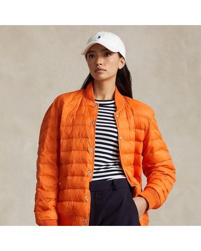 Ralph Lauren Insulated Bomber Jacket - Orange