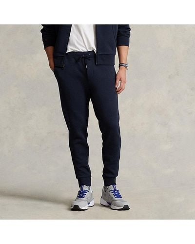 Ralph Lauren Pantaloni da jogging a maglia doppia - Blu