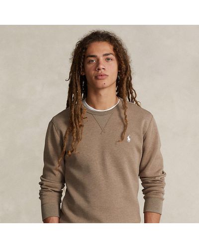 Ralph Lauren Marled Double-knit Sweatshirt - Brown